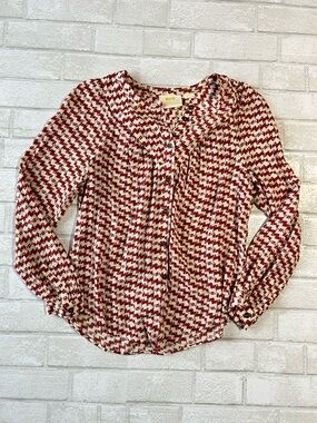 Anthropologie Button-Front Blouse